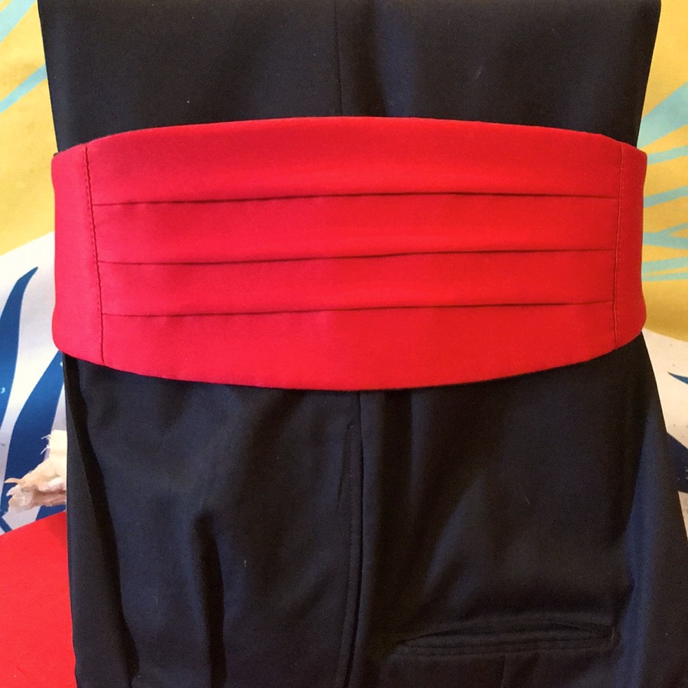Silk cummerbund - Picture 2 of 7